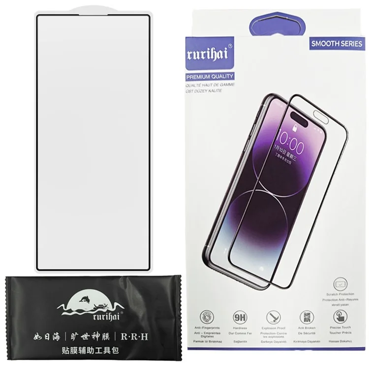 RURIHAI Защитная пленка для экрана Samsung Galaxy Z Fold 6 SE, с полным клеевым покрытием, полное покрытие, толщина 0,26 мм, 2,5D