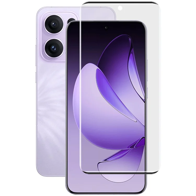 IMAK para Oppo Reno13 Pro 5G Protector de pantalla de vidrio templado 3D curvo de pantalla completa (versión sin borde)