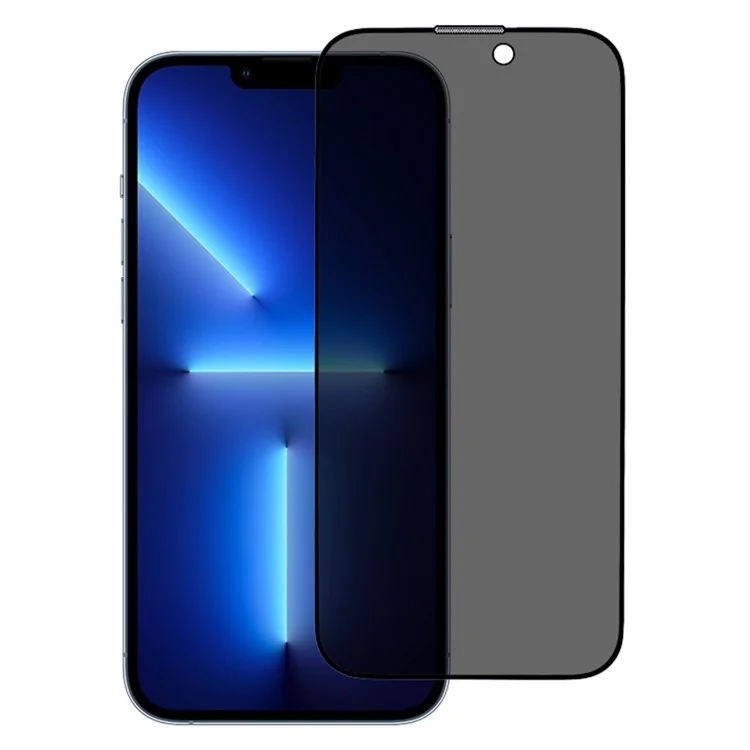 ESHMILY Screen Protector For iPhone 14  /  13 Pro  /  13 2.5D High Aluminium-Silicon Glass Anti Spy Film with Easy Installation Tool