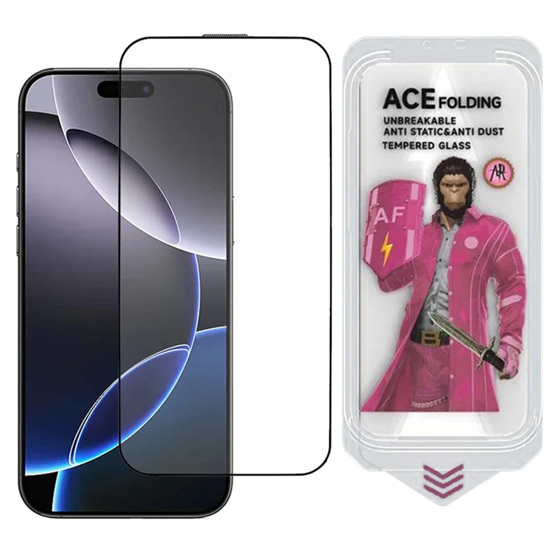 ESHMILY For iPhone 16 Pro Max Screen Protector 2.5D Matte High Aluminium-Silicon Glass Film with Easy Installation Tool