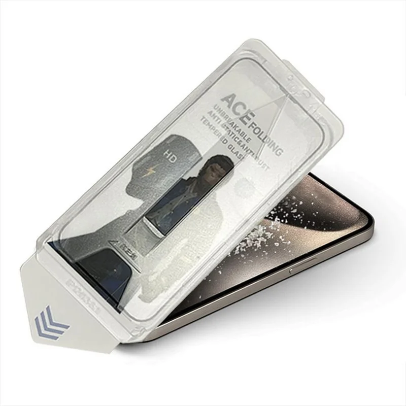 ESHMILY For iPhone 16 Pro Max Screen Protector 2.5D Matte High Aluminium-Silicon Glass Film with Easy Installation Tool