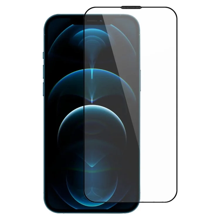 ESHMILY For iPhone 12 Pro Max Screen Protector 2.5D High Aluminium-Silicon Glass Clear Film with Easy Installation Tool