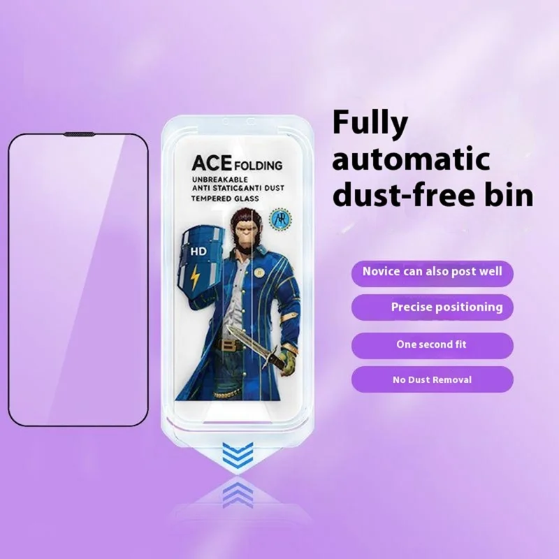 ESHMILY لجهاز Samsung Galaxy S25+ / S24+ واقي شاشة من الزجاج الشفاف عالي السيليكون والألومنيوم 2.5D مع أداة تركيب سهلة