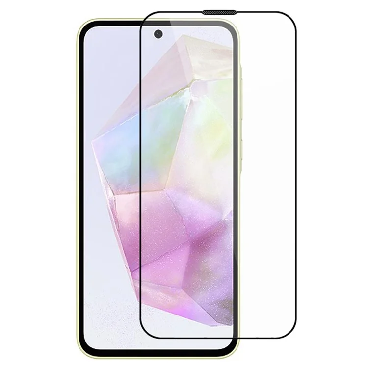 Защитная пленка для экрана ESHMILY 2.5D для Samsung Galaxy A36 5G / A56 5G / S24 FE / A35 5G / A55 5G, высокоалюминиевое кремниевое стекло с шелкографической печатью и инструментом для легкой установки
