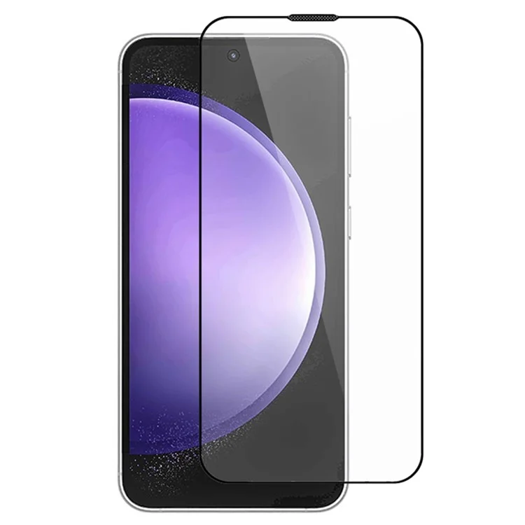ESHMILY Защитная пленка для экрана Samsung Galaxy S23 FE / A54 5G, 2,5D, высококачественное алюминиево-кремниевое стекло, шелкография, с инструментом для простой установки