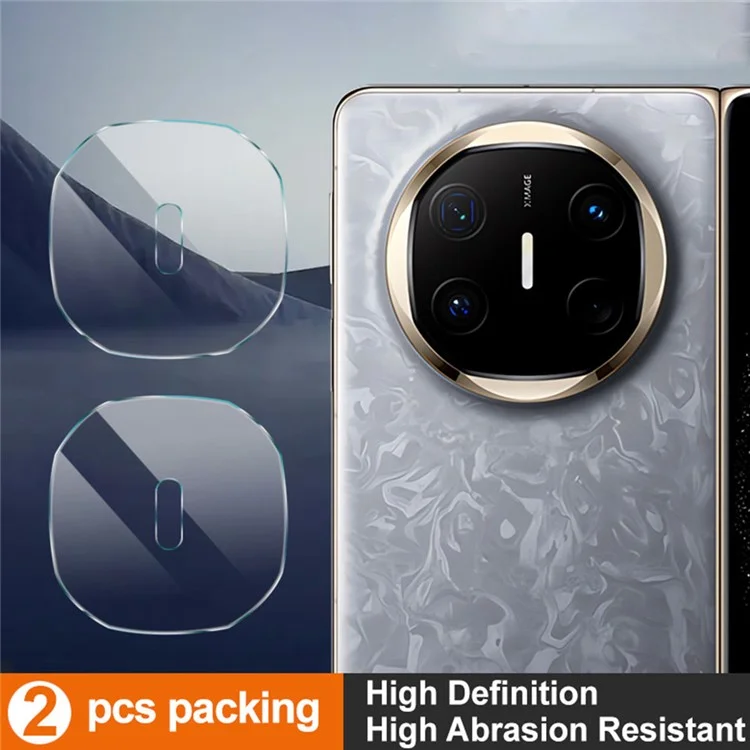 IMAK 2 шт / Набор для Huawei Mate X6 Защитная пленка для объектива камеры Ультра-прозрачная закаленная стеклянная пленка для объектива