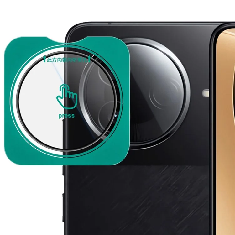 IMAK Per Xiaomi Redmi K80 5G Protezione Lente Fotocamera Pellicola in Vetro Temperato con Cornice di Posizionamento Automatico
