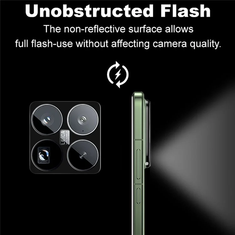 IMAK para Xiaomi 15 Pro Protector de lente de cámara de metal Cubierta protectora de lente