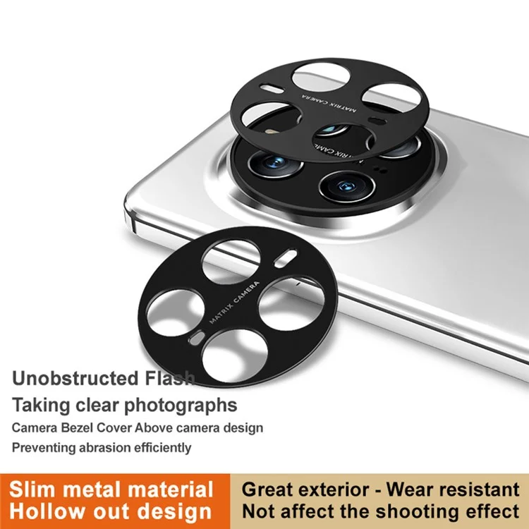 Protector de lente de cámara de metal IMAK para Honor Magic7 Pro 5G
