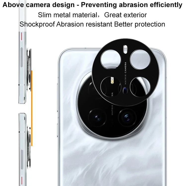 Protector de lente de cámara de metal IMAK para Honor Magic7 Pro 5G