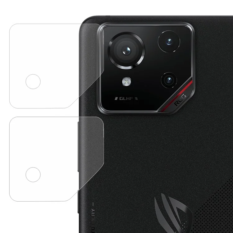 2 unidades para Asus ROG Phone 9 5G / ROG Phone 9 Pro 5G Protector de lente de cámara Película de vidrio templado de lente 2.5D