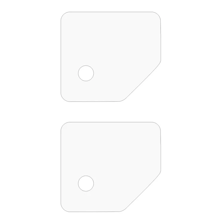 2 unidades para Asus ROG Phone 9 5G / ROG Phone 9 Pro 5G Protector de lente de cámara Película de vidrio templado de lente 2.5D
