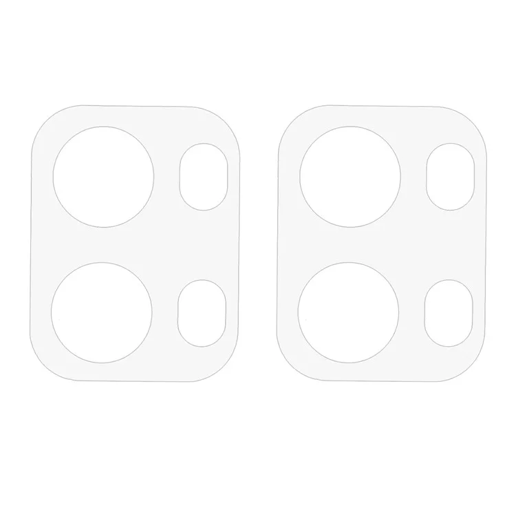 2 peças para Oppo Reno13 Pro 5G Protetor de lente da câmera Película de vidro temperado antirrisco de borda ARC 3D