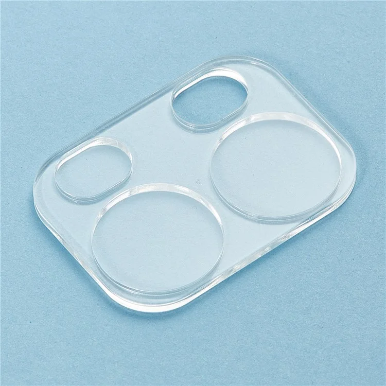 2 peças para Oppo Reno13 Pro 5G Protetor de lente da câmera Película de vidro temperado antirrisco de borda ARC 3D