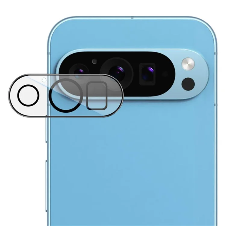 IMAK For Google Pixel 9 Pro Camera Lens Protector Tempered Glass Lens Film (Black Version)