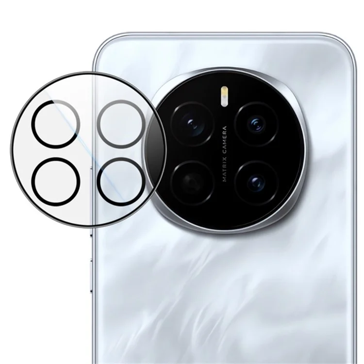 IMAK Pour Honor Magic7 Pro 5G Protecteur d'objectif de caméra Film en verre trempé (Version noire)