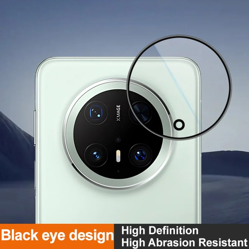IMAK pour Huawei Mate 70 / Mate 70 Pro+ Protecteur d'objectif en verre trempé (version noire)