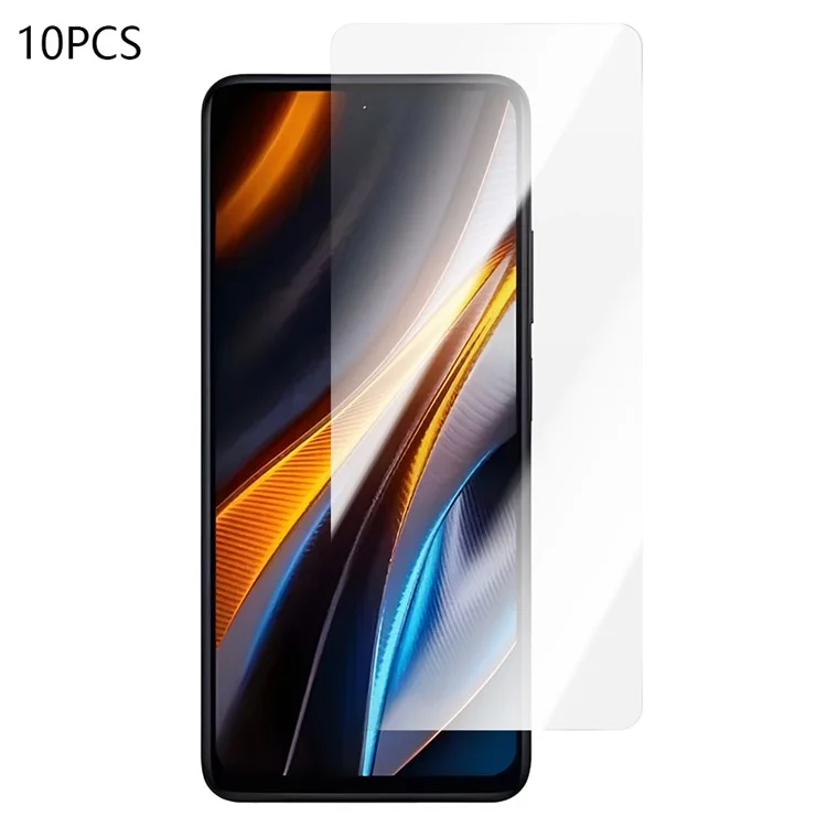 RURIHAI 10Pcs For Xiaomi Poco M7 Pro 5G Screen Protector 0.26mm 2.5D High Aluminium Silicon Glass Film