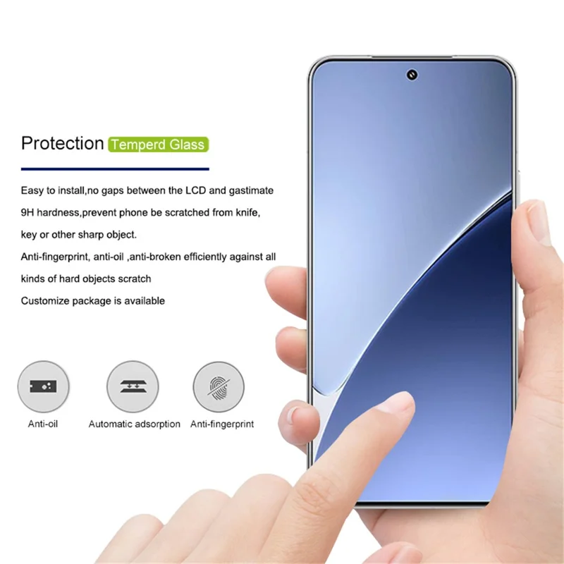 MOCOLO 25Pcs For Xiaomi 15 Pro Screen Protector 3D Curved Tempered Glass Film