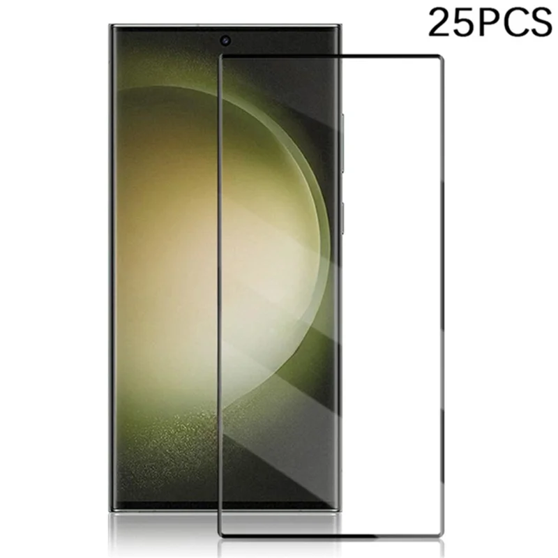 MOCOLO 25Pcs For Samsung Galaxy S23 Ultra Screen Protector 3D Curved Tempered Glass Film