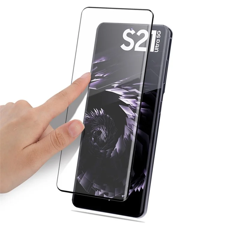 MOCOLO 25 unidades para Samsung Galaxy S21 Ultra 5G Protector de pantalla Película de vidrio templado curvo 3D