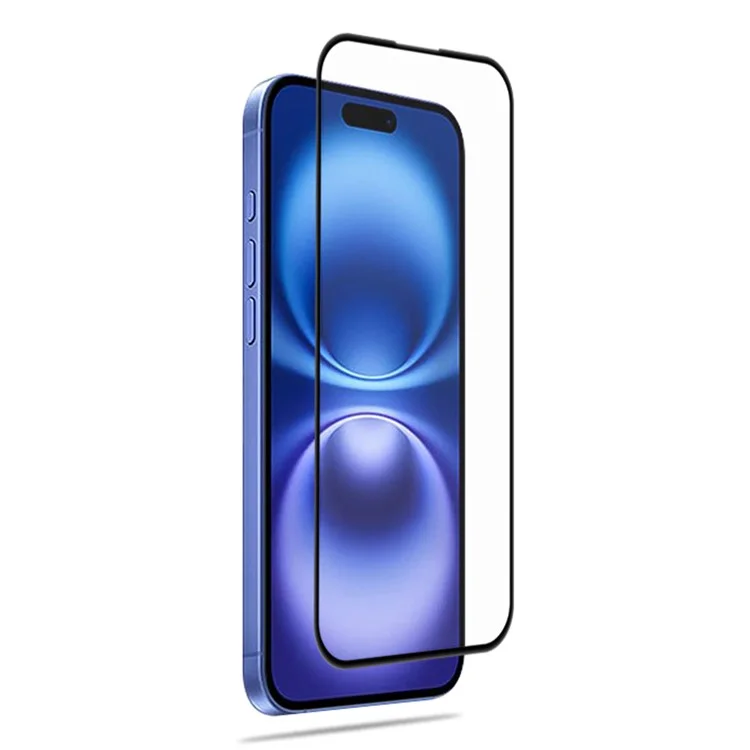 MOCOLO 25 Protecteurs d'écran en verre trempé 3D incurvés avec colle complète pour iPhone 16 Plus
