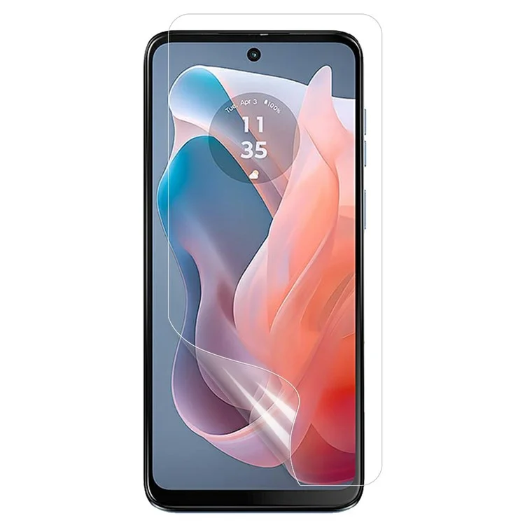 Für Motorola Moto G 5G (2025) / G Play (2025) 4G Bildschirmfolie PET blasenfrei ultraklar Bildschirmschutz