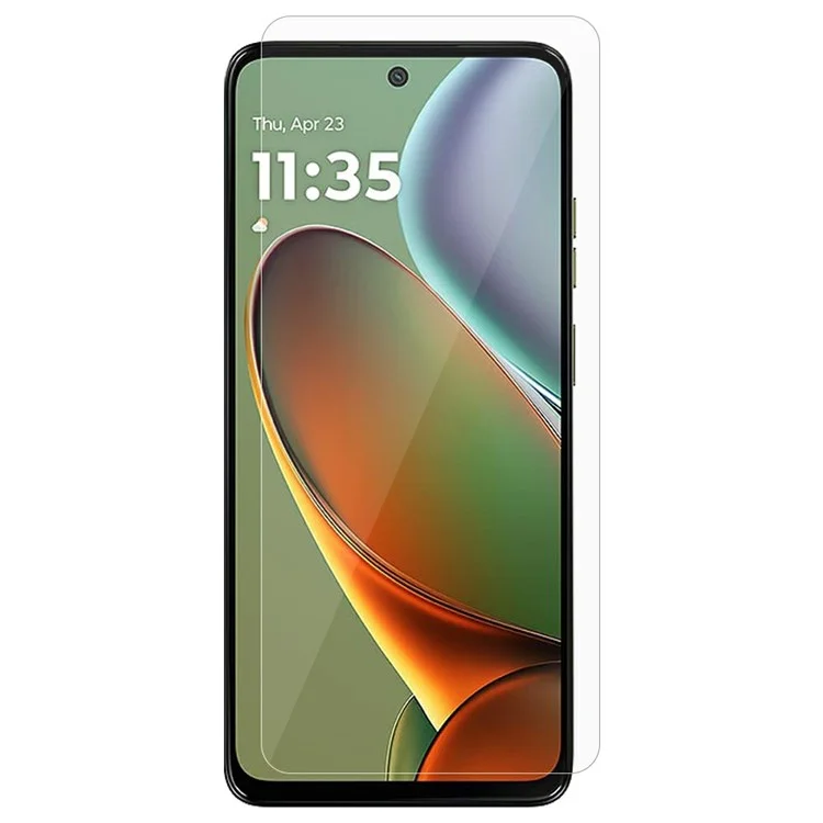 AMORUS Displayschutzfolie für Motorola Moto G15 Power 4G, 2,5D-Bogenrand, 9H Aluminiumsilikatglas-Schutzfilm