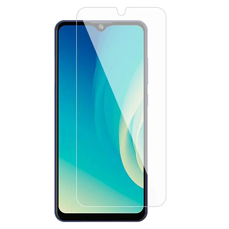 AMORUS Motorola Moto E15 4G-Bildschirmschutz, 2,5D-Bogenrand, 9H, hochwertige Aluminium-Silizium-Glasfolie