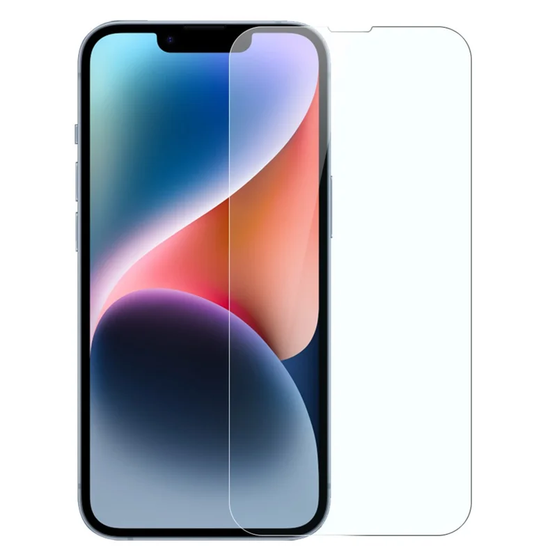 NORTHJO Para iPhone 14 A+ 9H Dureza Película de Vidrio Templado HD Transparente 0.3mm 2.5D Anti-huellas Protector de Pantalla