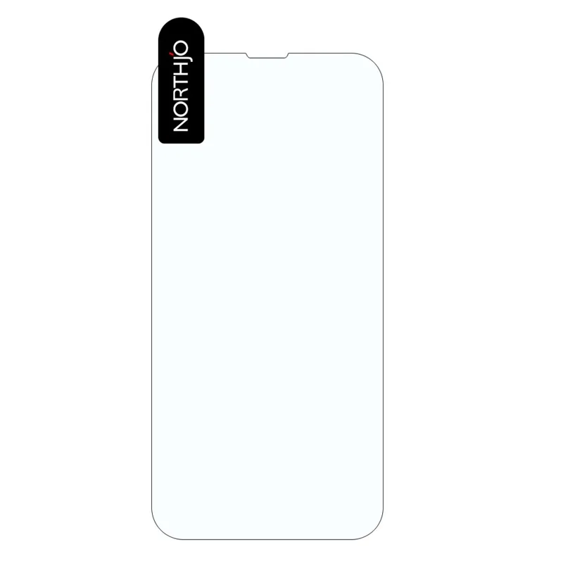 NORTHJO Para iPhone 14 A+ 9H Dureza Película de Vidrio Templado HD Transparente 0.3mm 2.5D Anti-huellas Protector de Pantalla