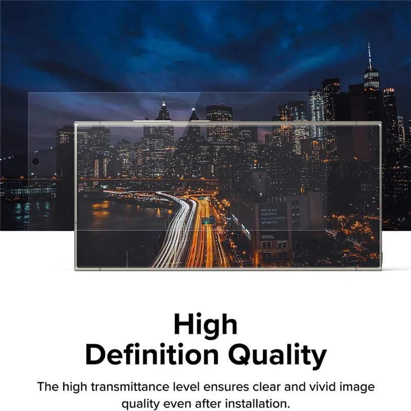 För Samsung Galaxy S23+ Hårtglas HD-klar skärmskydd med automatisk dammavlägsningsverktyg