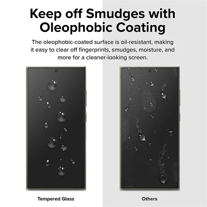 For Samsung Galaxy S23 Ultra Tempered Glass HD Clear Screen Protector with Automatic Dust Removal Tool