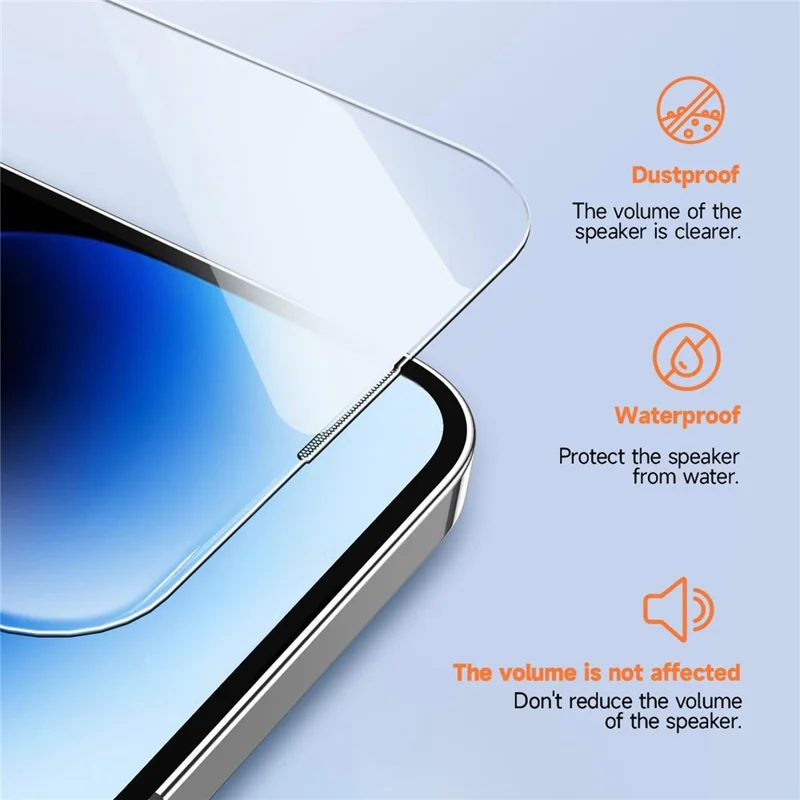 For iPhone 11 Tempered Glass HD Clear Screen Protector with Automatic Dust Removal Tool