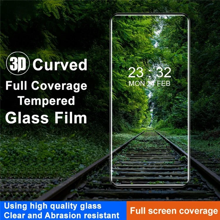 IMAK Gehärtetes Glas-Bildschirmschutz 3D Curved Edge für vivo S20 Pro 5G