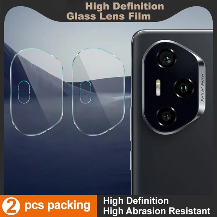 IMAK 2-teiliges Set für Honor 300 Pro / 300 Ultra Kameraobjektiv-Schutz, ultraklar, gehärtetes Glas-Objektivfilm
