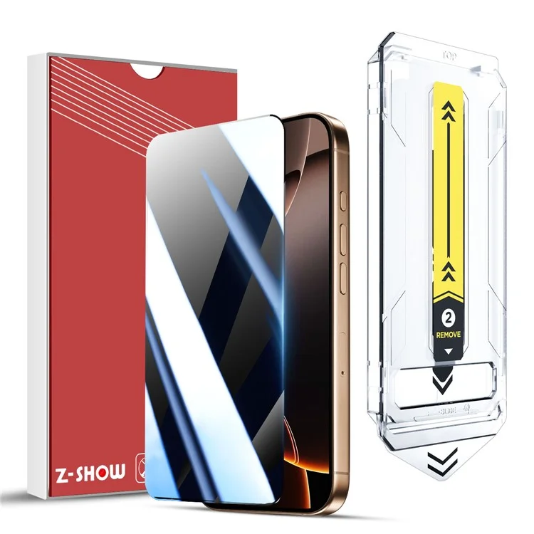 For iPhone 14 Plus / 13 Pro Max Anti Spy High Aluminium Silicon Glass Screen Protector with Dust Removal Tool