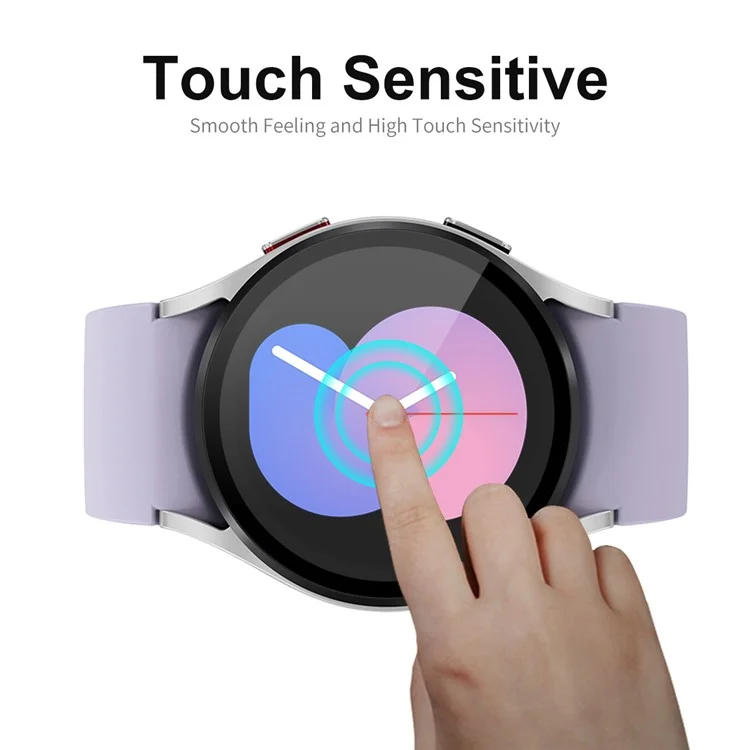 ENKAY HAT PRINCE Набор из 2 шт. Защитное стекло для экрана Samsung Galaxy Watch 5 40mm, устойчивое к царапинам, 9H, шелкографическая печать, полное покрытие, HD экран