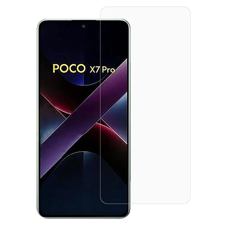 Protector de pantalla para Xiaomi Poco X7 Pro 5G, película de vidrio templado ultra clara de 0,3 mm