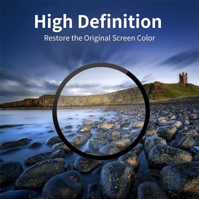 ENKAY HAT PRINCE Para Samsung Galaxy Watch 5 44mm Protector de Pantalla de Cristal Templado Anti-Arañazos Ultra Claro Película Protectora de Pantalla de Seda Impresa Cobertura Completa