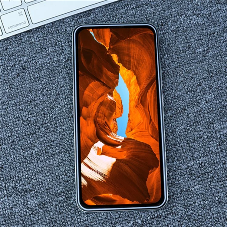 Защитная пленка для Xiaomi Redmi K70 Ultra / 14T Pro / 14T с полным клеевым покрытием, белой электролитической кромкой и высококачественным алюминиевым силиконовым стеклянным покрытием.