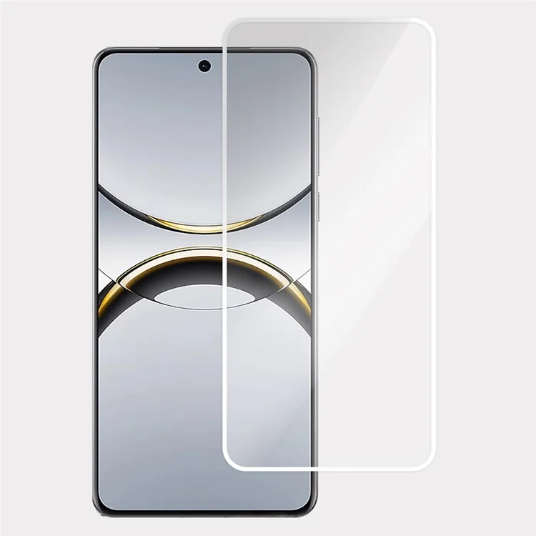 Защитная пленка для Huawei Pura 70 / Oppo Find X8 5G / Reno13 5G (глобальная версия) с полным клеевым покрытием, электролитическим белым краем и высокой алюминиевой силиконовой стеклянной пленкой.