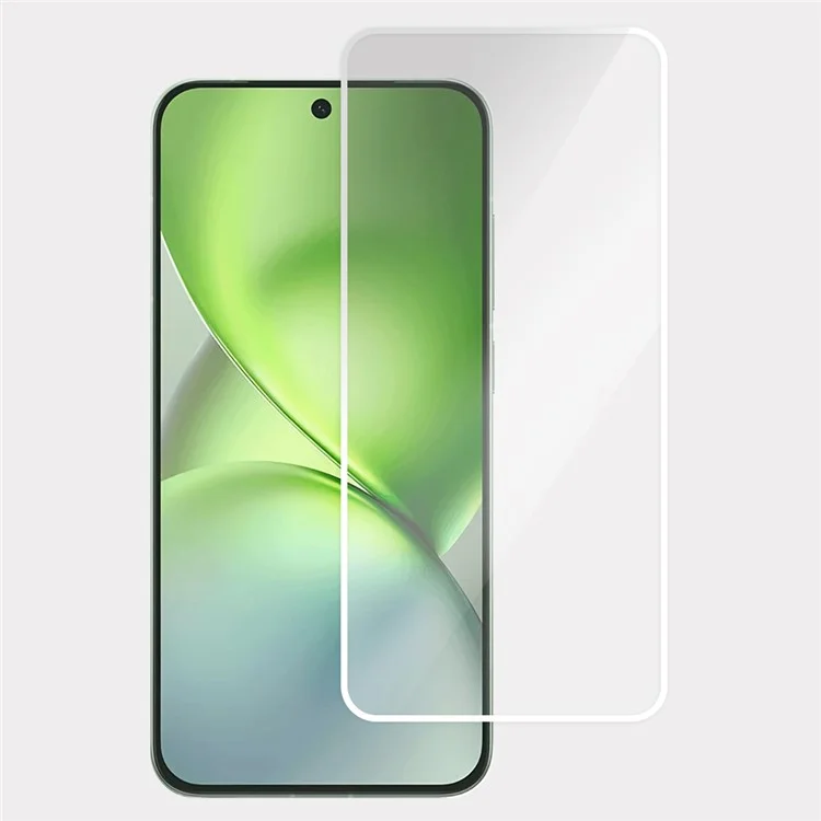 Protecteur d'écran pour vivo X200 Pro mini 5G, colle totale, bords blancs électroplaqués en aluminium de haute qualité, film en verre de silicone.