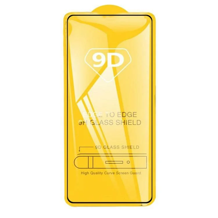 Protector de pantalla para Xiaomi Poco X7 Pro 5G, película de vidrio templado con pegamento en los lados y cobertura completa 9D.