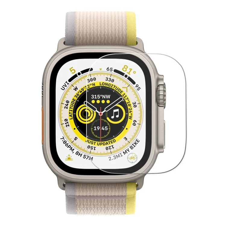 ENKAY HAT PRINCE For Apple Watch Ultra 2 / Ultra 49mm High Aluminium-Silicon Glass Screen Protector 0.2mm 9H HD Screen Film