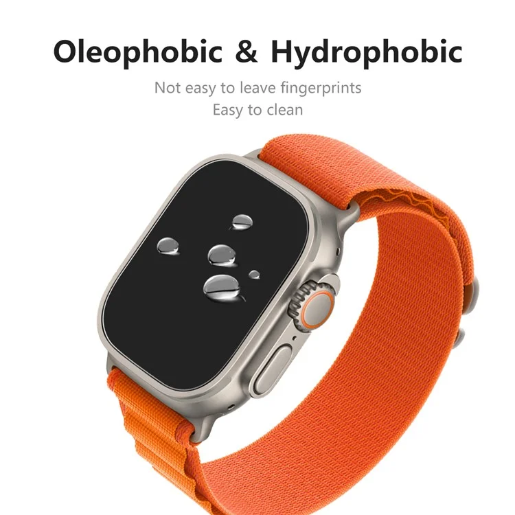 ENKAY HAT PRINCE For Apple Watch Ultra 2 / Ultra 49mm High Aluminium-Silicon Glass Screen Protector 0.2mm 9H HD Screen Film