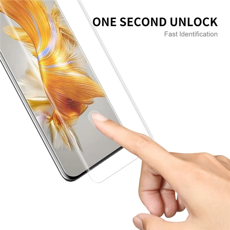 ENKAY HAT PRINCE for Huawei Mate 50 Pro 4G HD 3D Curved Screen Protector Full Coverage Sensitive Touch Hot Bending PET Film