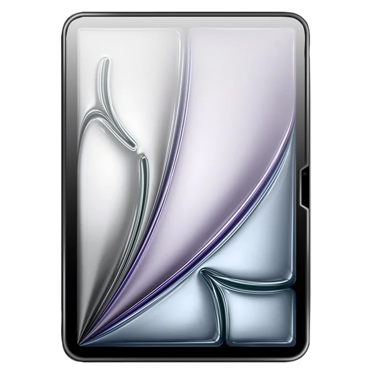 Protecteur d'écran en verre de silicium d'aluminium haute qualité pour iPad Air 13 (2024) avec bordure en PC à airbag 3D