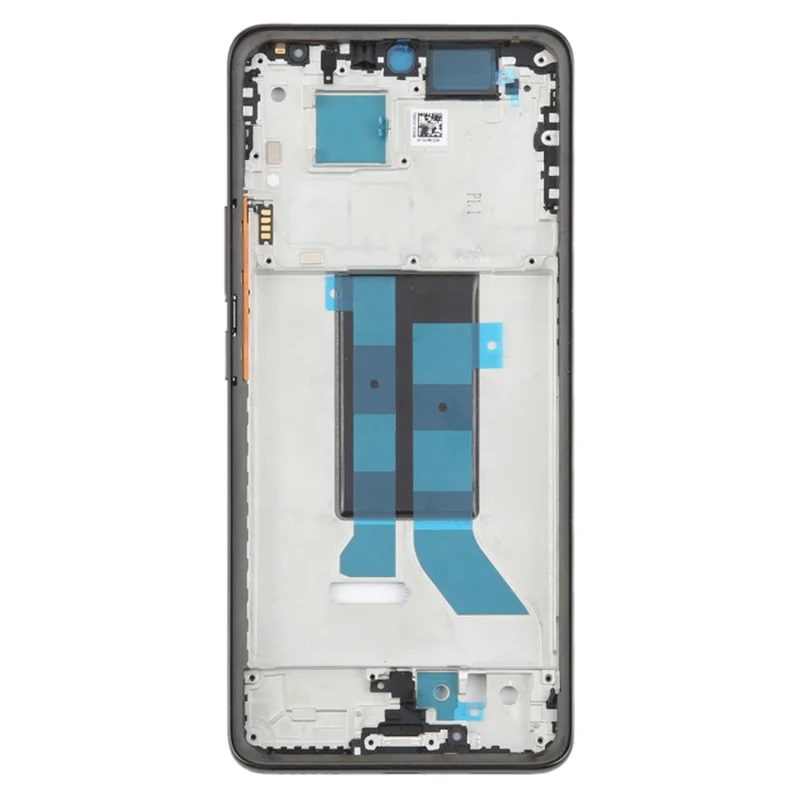 For Xiaomi Redmi Note 14 Pro 5G / Poco X7 5G OEM Middle Plate Frame Repair Part (A-Side) (Without Logo) - Black