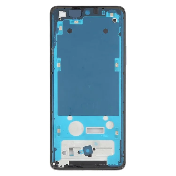 For Xiaomi Redmi Note 14 Pro 5G / Poco X7 5G OEM Middle Plate Frame Repair Part (A-Side) (Without Logo) - Black